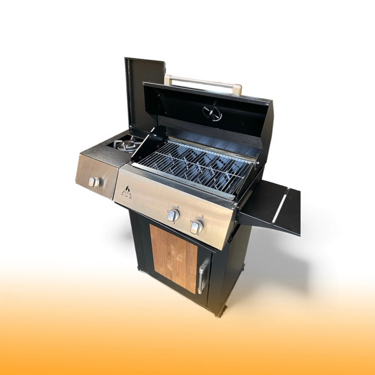 باربیکیو ۶۰ سانت گازی با پلوپز ۳۰ سانتی کابینت دار